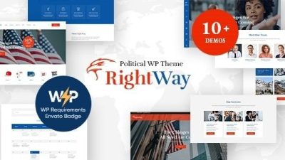 Right Way Election Campaign and Political Candidate WordPress Theme Free Download