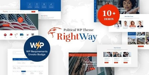 Right Way Election Campaign and Political Candidate WordPress Theme Free Download