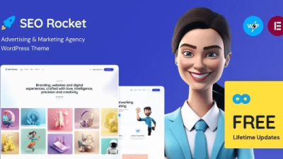 Seo Rocket Advertising & Marketing WordPress Theme Free Download