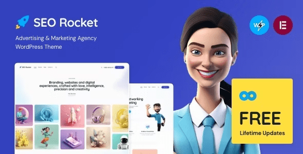 Seo Rocket Advertising & Marketing WordPress Theme Free Download