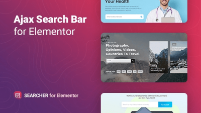 Searcher v1.0.2 Ajax Search for Elementor