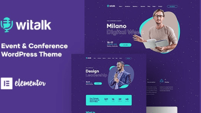 WiTalk v1.0.5 Event & Conference WordPress Theme