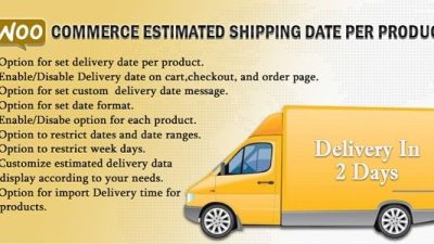 WooCommerce Estimated Delivery Or Shipping Date Per Product v5.1