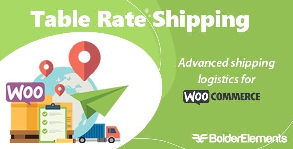 Table Rate Shipping for WooCommerce v4.3.8 [Codecanyon] BolderElements