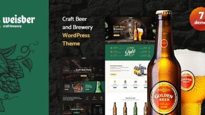 Weisber v1.1.8 – Craft Beer & Brewery WordPress Theme Download
