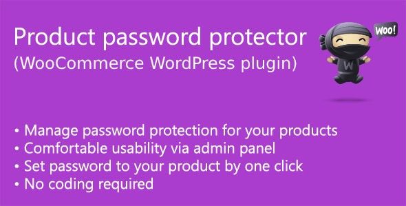 Product password protector for WooCommerce Free Download