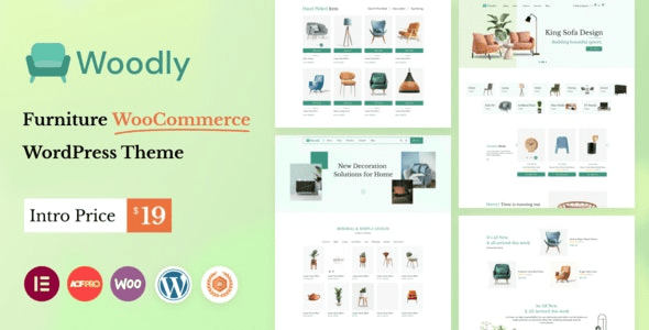 Woodly v1.0 Animated Furniture WooCommerce Theme