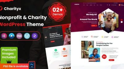 Charityx Nulled Charity & Nonprofit WordPress Theme Free Download