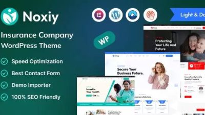 Noxiy Nulled Insurance Company WordPress Theme Free Download