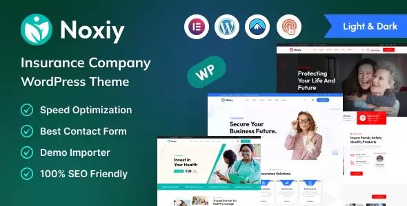 Noxiy Nulled Insurance Company WordPress Theme Free Download