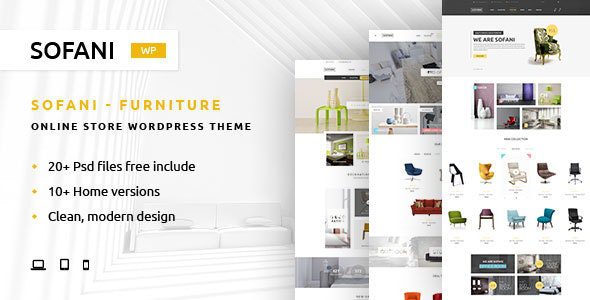 Sofani – Furniture Store WooCommerce WordPress Theme v1.7.1