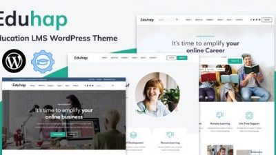 Eduhap v1.0.0 Education LMS WordPress Theme