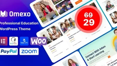 Omexo v1.5.5 Education & Online Courses WordPress Theme