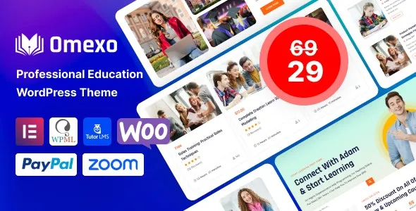 Omexo v1.5.5 Education & Online Courses WordPress Theme