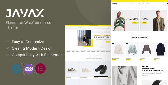 Javax v.1.0.0 Elementor WooCommerce Theme