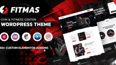 Fitmas Gym & Fitness Center WordPress Theme