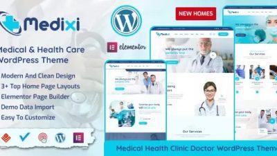 Medixi Nulled Doctor & Medical Care WordPress Theme Free Download