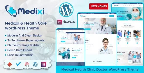Medixi Nulled Doctor & Medical Care WordPress Theme Free Download