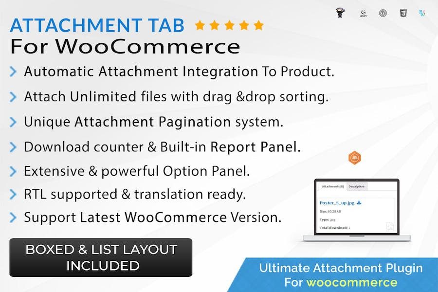 Attachment Tab For Woocommerce v1.2.4