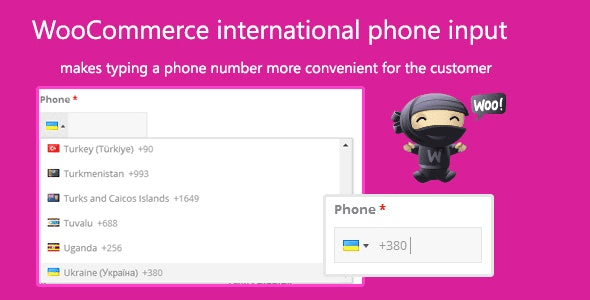 WooCommerce international phone input v2.1.5