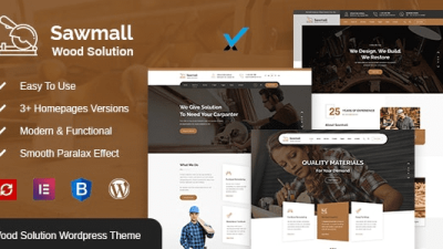 Sawmall v1.3 Carpenter and Craftman WordPress Theme