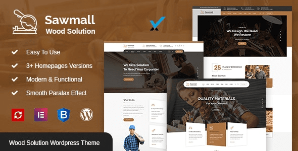 Sawmall v1.3 Carpenter and Craftman WordPress Theme