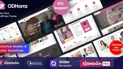 Odhomz – Senior Elderly Care WordPress Theme v1.4
