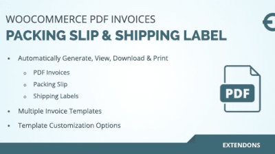 WooCommerce PDF Invoice, Packing Slip & Shipping Label v1.0.3