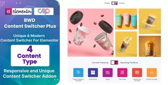 BWD Content Switcher Plus for Elementor Nulled Free Download