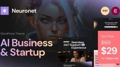 Neuronet Nulled AI Business & Startup WordPress Theme Free Download