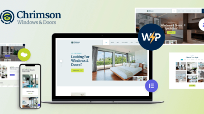 Chrimson v1.2.7 Windows & Doors Services Store WordPress Theme + Elementor