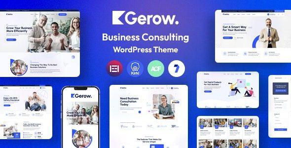 Gerow Business Consulting WordPress Theme Free Download