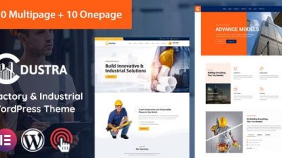 Dustra Nulled Factory Industrial & Construction WordPress Theme Free Download