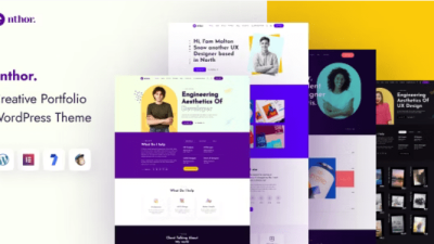 Enthor v2.0.1 Creative Portfolio WordPress Theme