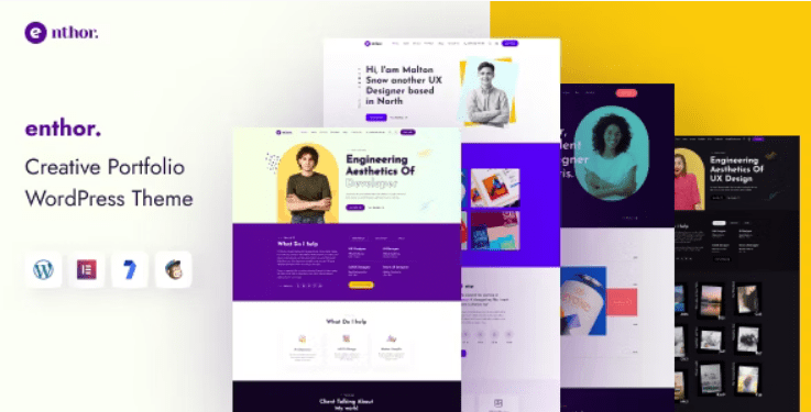 Enthor v2.0.1 Creative Portfolio WordPress Theme