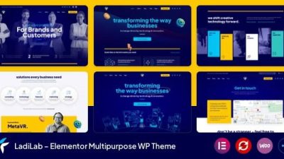 LadiLab Elementor Multipurpose WordPress Theme Free Download