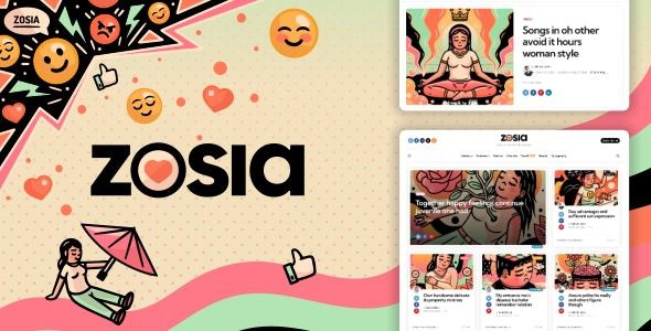 Zosia v1.2.1 Personal WordPress Blog Theme