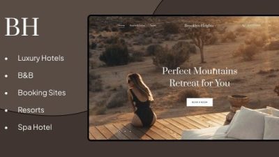 Brooklyn Heights v.1.2.0 – Booking WordPress Theme