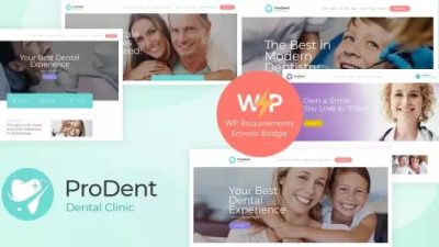 ProDent Nulled Dental Clinic & Healthcare Doctor WordPress Theme Free Download