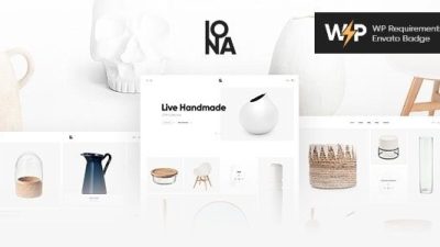 Iona v1.0.8 Handmade & Crafts Shop WordPress Theme