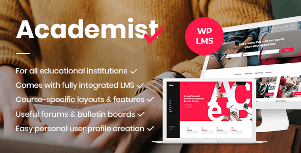 Academist v1.13 (Activated) Education & Learning Management System Theme