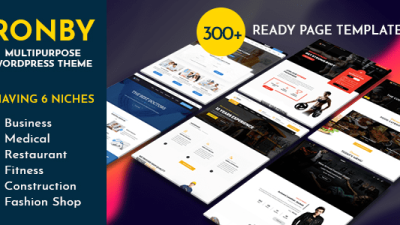 Ronby v6.1.1 – 6 Niche Business Multi-Purpose WordPress Theme