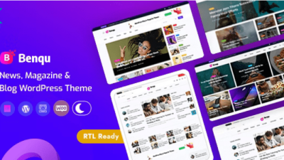 Benqu v1.0.9 News Magazine WordPress Theme