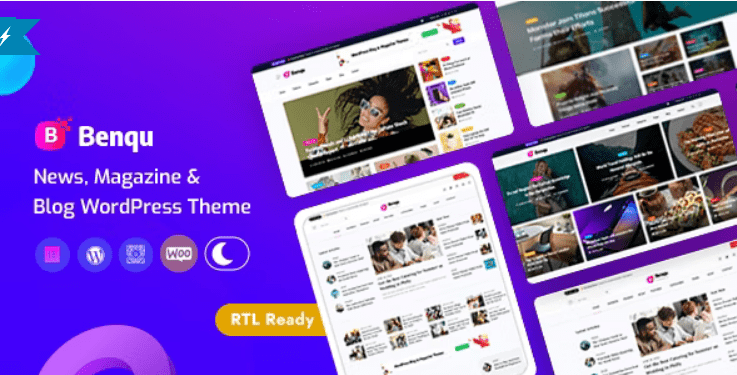 Benqu v1.0.9 News Magazine WordPress Theme
