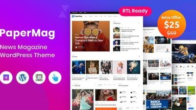 PaperMag Nulled News Magazine WordPress Theme Free Download