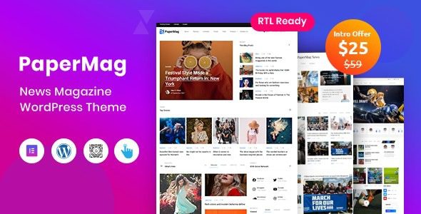 PaperMag Nulled News Magazine WordPress Theme Free Download