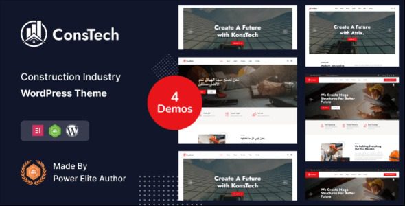Constech v.1.0.0 – Construction WordPress Theme