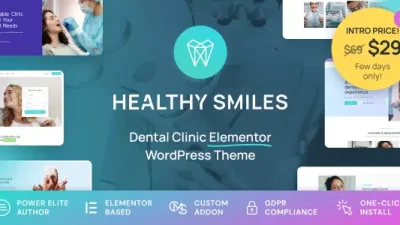 Healthy Smiles v1.1.0 – Dental WordPress Theme