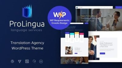 ProLingua v1.1.7 – Translation Services WordPress Theme
