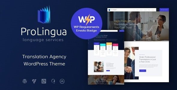 ProLingua v1.1.7 – Translation Services WordPress Theme